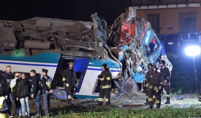 مصرع شخصين وإصابة عشرين بحادث قطار في إيطاليا