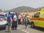 إصابة عمال في حادث طرق قرب حاجز ترقوميا