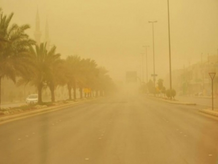 حالة الطقس: أجواء صيفية حارة ومغبرة