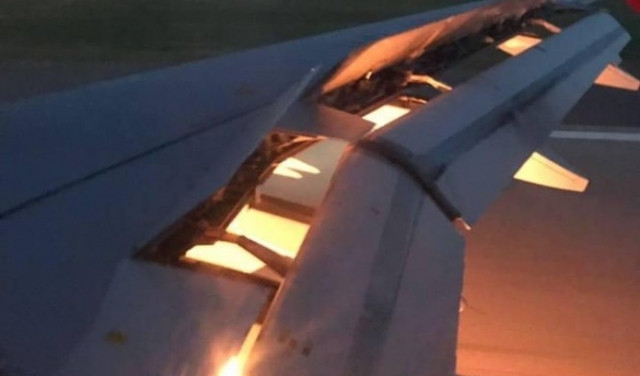 ما سبب الحريق في طائرة بعثة منتخب السعودية؟