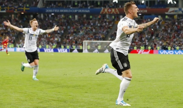 كروس يقود ألمانيا لفوز دراماتيكي على السويد