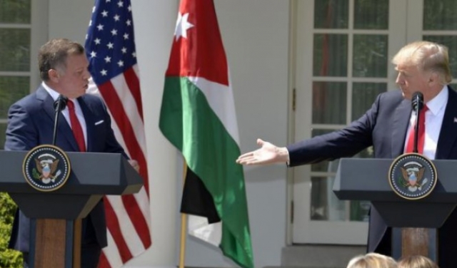 العاهل الأردني يلتقي ترامب بواشنطن لبحث 