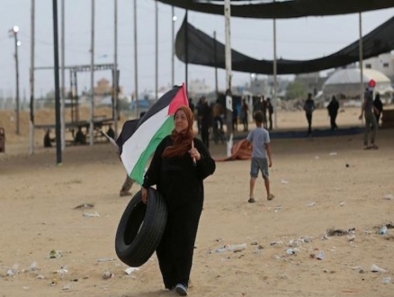 مسيرات العودة مستمرة في التجدد في غزة