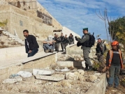 حراس الأقصى يتصدون لحفريات الاحتلال بـ"باب الرحمة"
