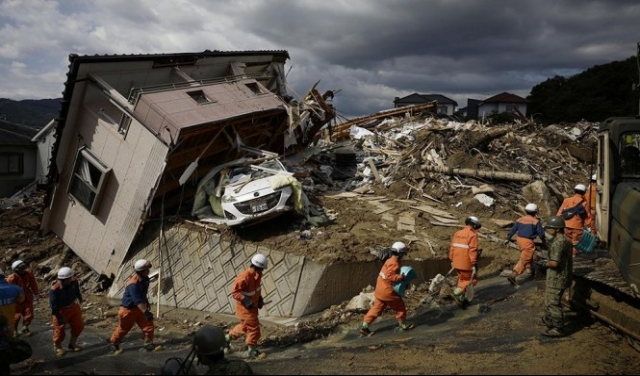 اليابان: ارتفاع حصيلة ضحايا الفيضانات والانهيارات إلى 122
