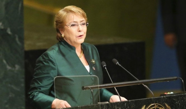 غوتيريش يرشح رئيسة تشيلي السابقة لرئاسة مفوضية حقوق الإنسان