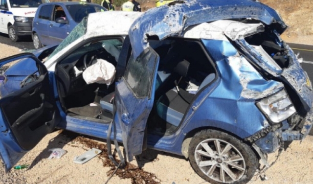 وادي سلامة: إصابة شابة في حادث طرق
