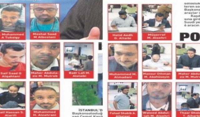نشر صور وأسماء 15سعوديا وصلوا تركيا يوم اختفاء خاشقجي