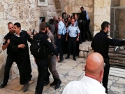  شرطة الاحتلال تعتدي على الرهبان بساحة القيامة