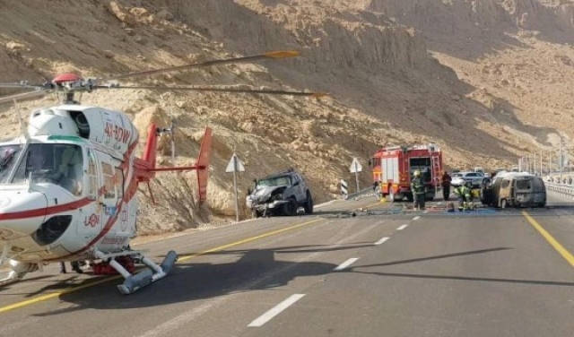 حادث البحر الميت: مصرع 8 من مستوطني 