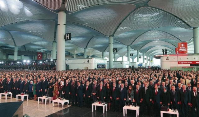 إردوغان يفتتح مطار إسطنبول الجديد 