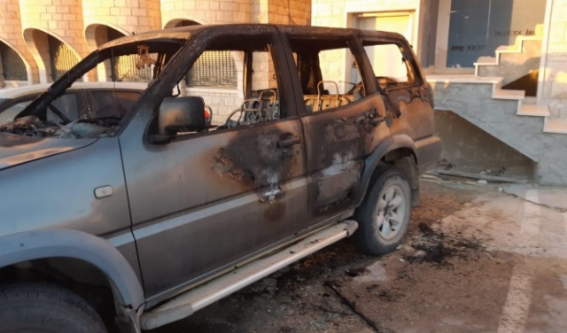طرعان: حرق مدخل مدرسة وسيارة على خلفية الانتخابات