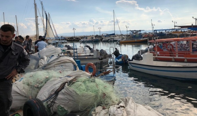 عكا: اعتقالات ومصادرة قوارب صيد من الميناء