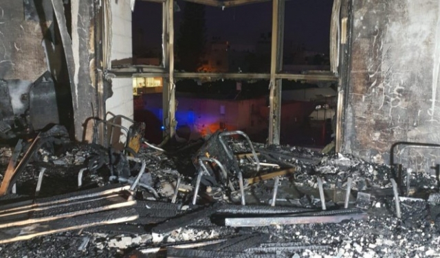 قلنسوة: حريق في مبنى البلدية وأضرار جسيمة