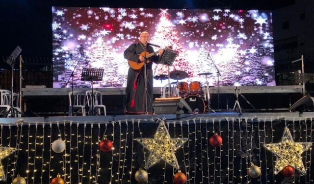 الناصرة: إضاءةُ شجرة الميلاد وسط مُشاركة واسعة