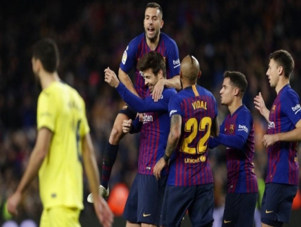 برشلونة يعزز صدارته بالفوز على فياريال