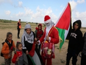 "بابا نويل" في فلسطين 