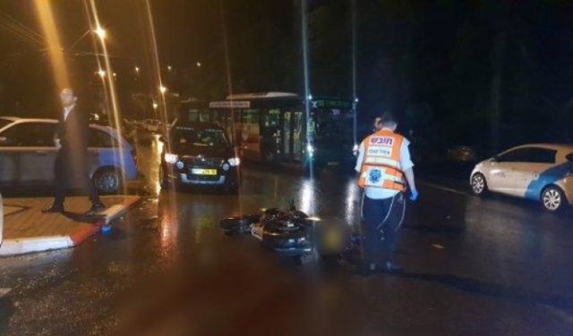 حيفا: إصابة خطيرة لسائق دراجة نارية في حادث طرق