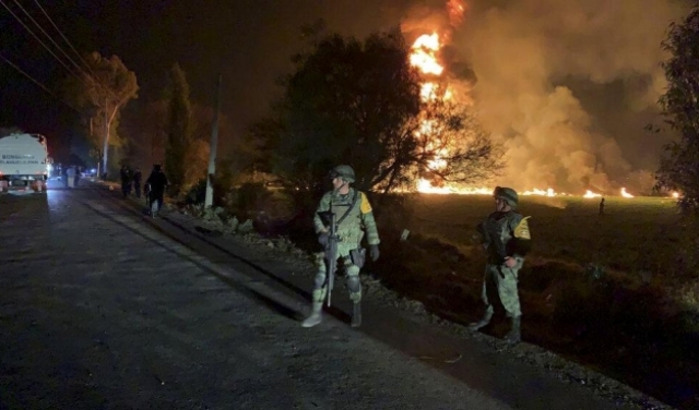 66 قتيلا جراء حريق أنبوب نفط في المكسيك