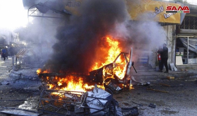 اللاذقية: قتيل و14 جريحا بانفجار سيارة مفخخة