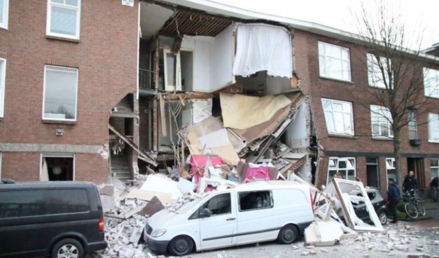 هولندا: انفجار يؤدي لانهيار مبنى في لاهاي