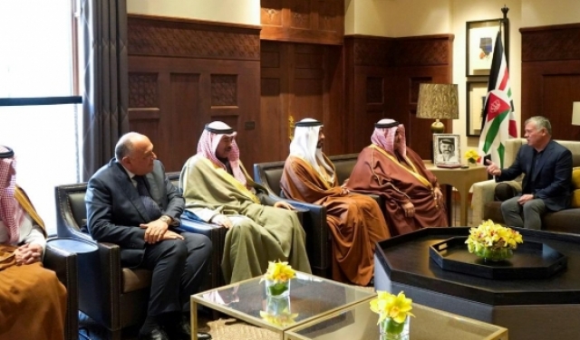 وزراء خارجية 6 دول عربية بحثوا بالأردن الأزمات الإقليمية