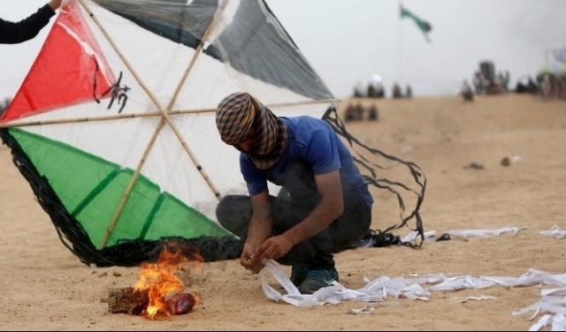 الجيش الإسرائيلي غير قادر على اعتراض البالونات والطائرات الحارقة 