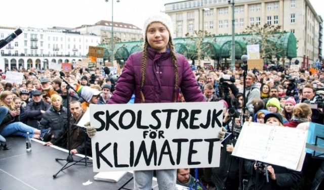 ترشيح مراهقة تنشط ضد تغير المناخ لجائزة نوبل للسلام 