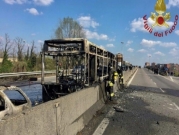 إيطاليا: إنقاذ 51 طالبا هدد سائق حافلة بحرقهم أحياء