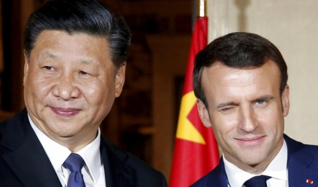 ماكرون يدعو لتعاون أوروبي صيني لبناء 