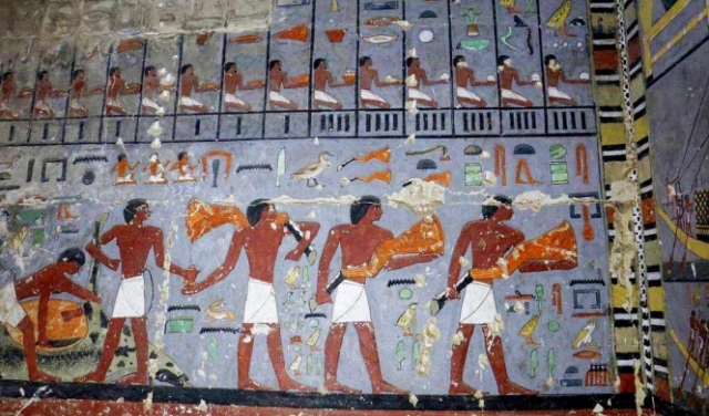 اكتشاف آثار ذات صلة بالأسرة الخامسة في مصر