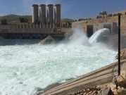 زيادة تصريف مياه سد الموصل بالعراق إثر ارتفاع منسوبها