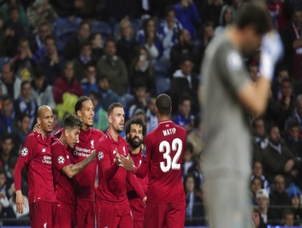 دوري الأبطال: ليفربول يتأهل بسهولة على حساب بورتو