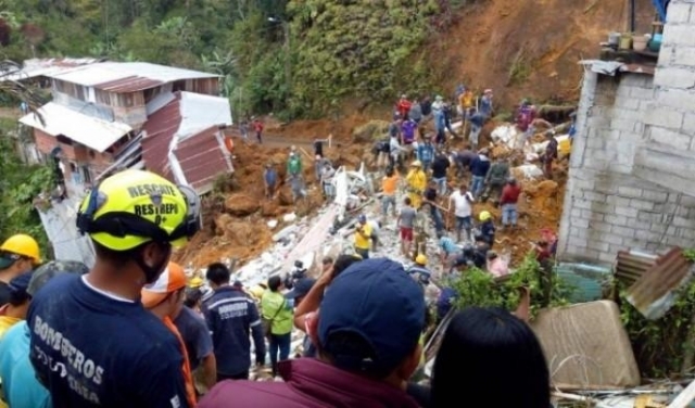 كولومبيا: مصرع 28 شخصا في انزلاق تربة