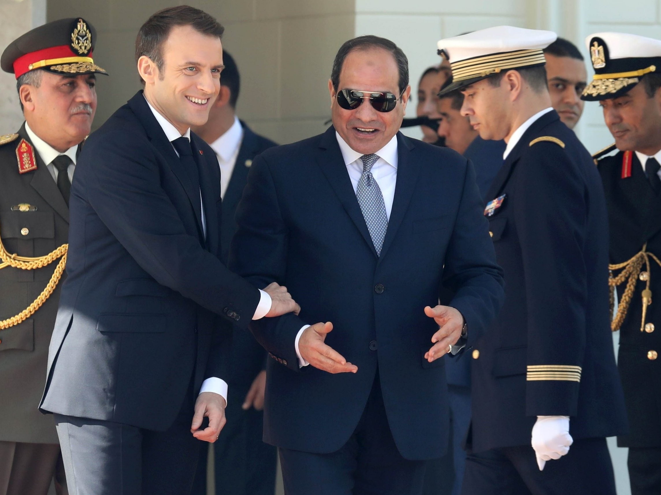 فرنسا في عهد ماكرون: أكبر مصّدر للسلاح لمصر (أ ب)