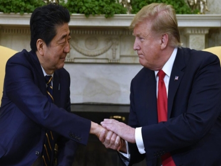 ترامب متفائل إزاء إبرام اتفاق تجاري مع اليابان
