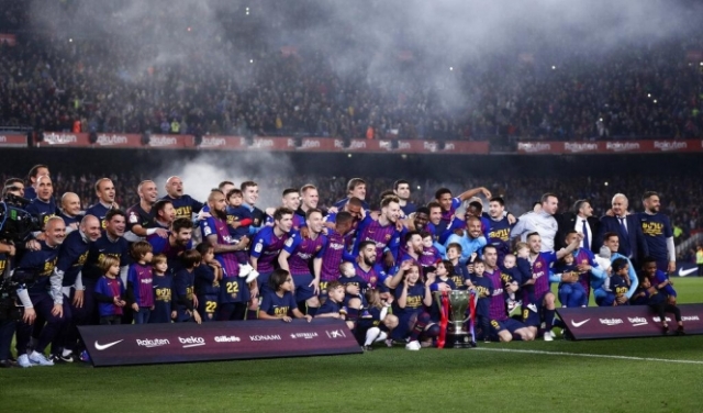 برشلونة بطلا للدوري الإسباني للمرة الـ26 في تاريخه