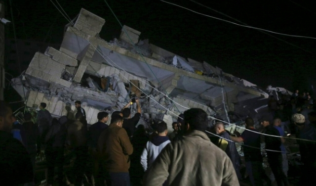 قصف 200 منشأة مدنية وعشرات المنازل لقيادات بحماس والجهاد