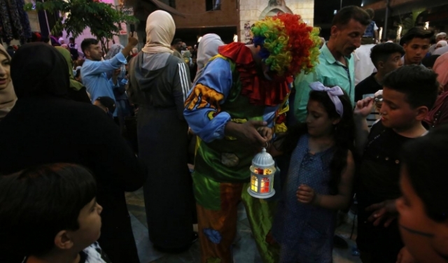 استقبال رمضان المبارك في مدينة نابلس