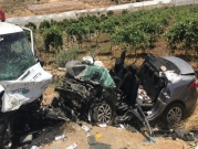 مصرع سائق من النقب وإصابة 4 في حادث طرق جنوب الخليل (صور)