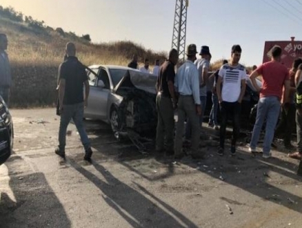 إصابة طالبين جامعييْن من شفاعمرو بحادث في طريق الجامعة الأميركية