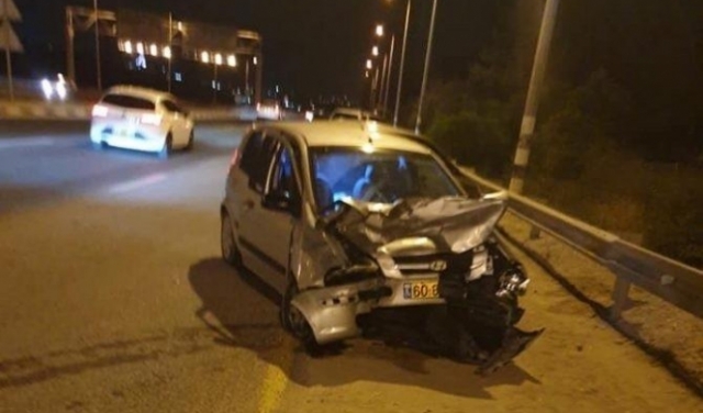 4 إصابات في حادث طرق قرب كفر قرع