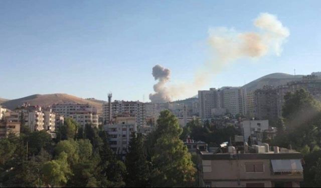 انفجار في قاعدة عسكرية للنظام السوري بدمشق