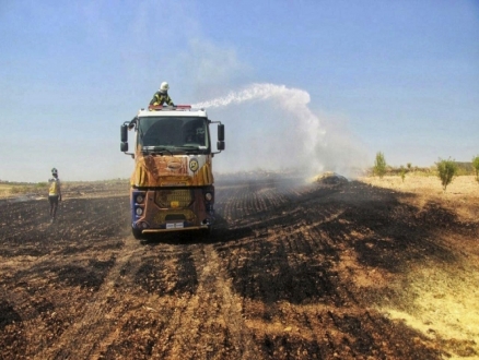 العراق: الحرائق تقضي على54380 دونما من المحاصيل الزراعية