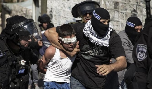 اعتقال 4 فلسطينيين بينهم طفلان بالعيسوية وشعفاط