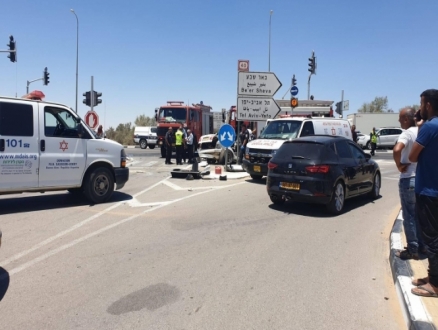 مصرع شابين من بير هداج في حادث طرق بالنقب