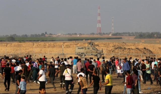 غزة: 16 مصابا جراء قمع الاحتلال لمسيرة العودة