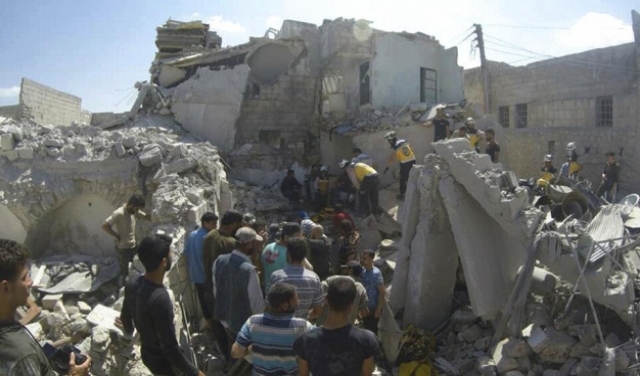 سورية: مقتل 10 مدنيين نصفهم أطفال في قصف استهدف إدلب