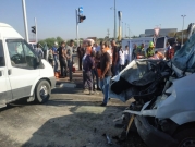 14 إصابة بينها خطيرة في حادث طرق قرب قلنسوة