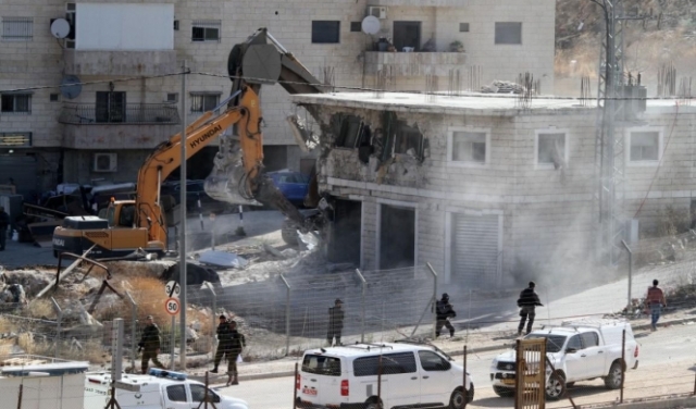 خلال أسبوعين: الاحتلال يهدم 24 بناية للفلسطينيين بالضفة والقدس